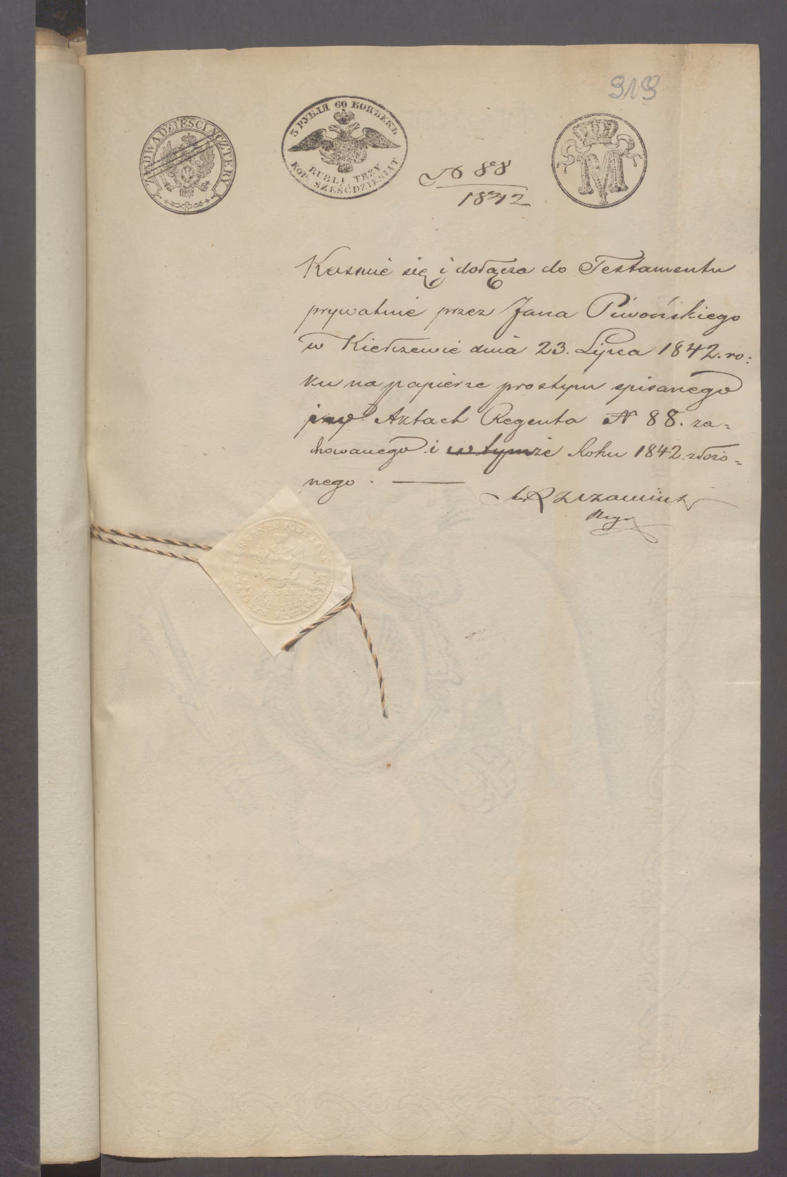 Szczawiński 88/1842, s. 1