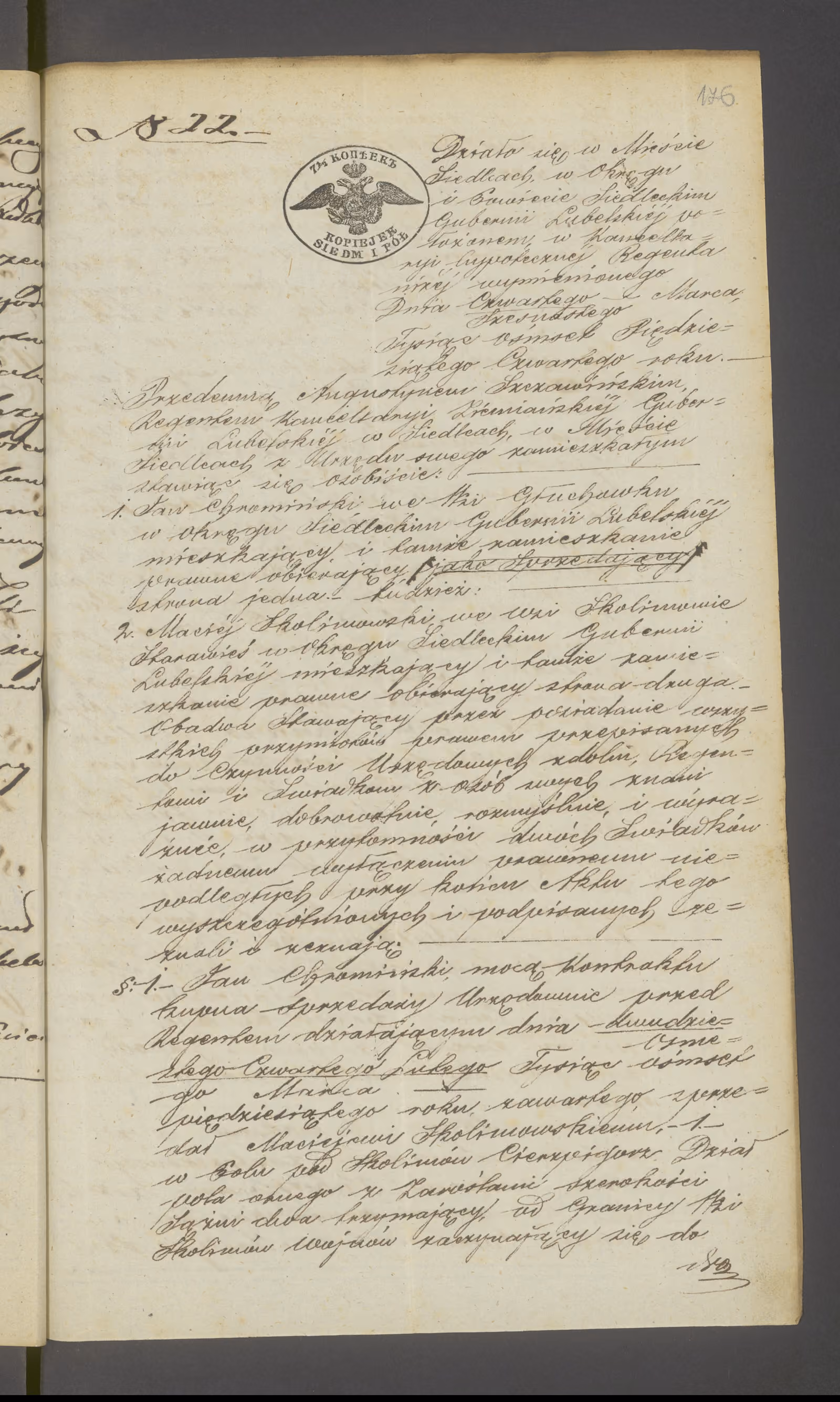Szczawiński 22/1854, s. 1
