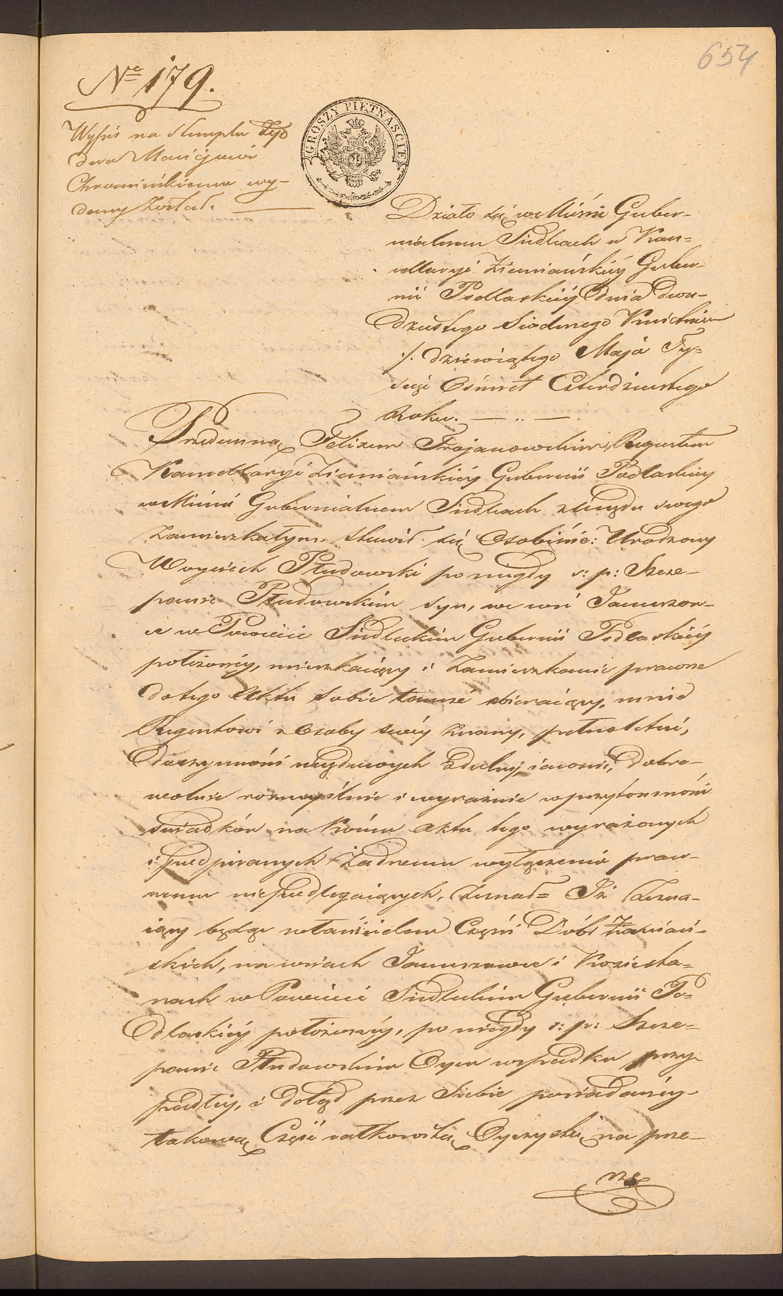 Trojanowski 179/1840, s. 1