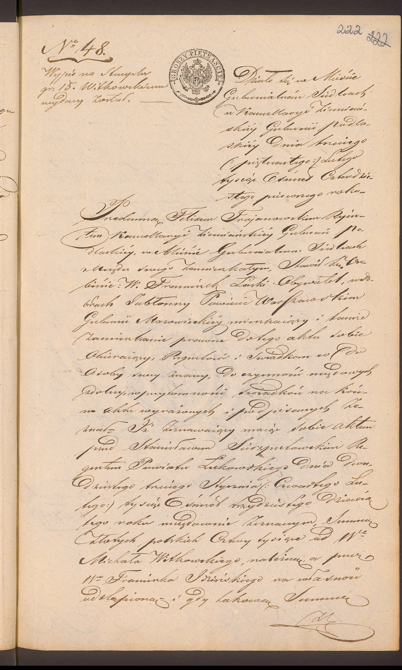 Trojanowski 48/1841, s. 1