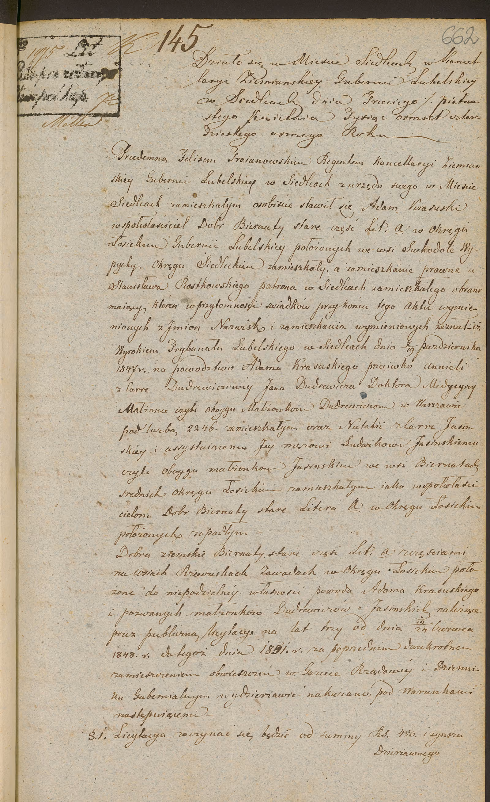 Trojanowski 145/1848, s. 1