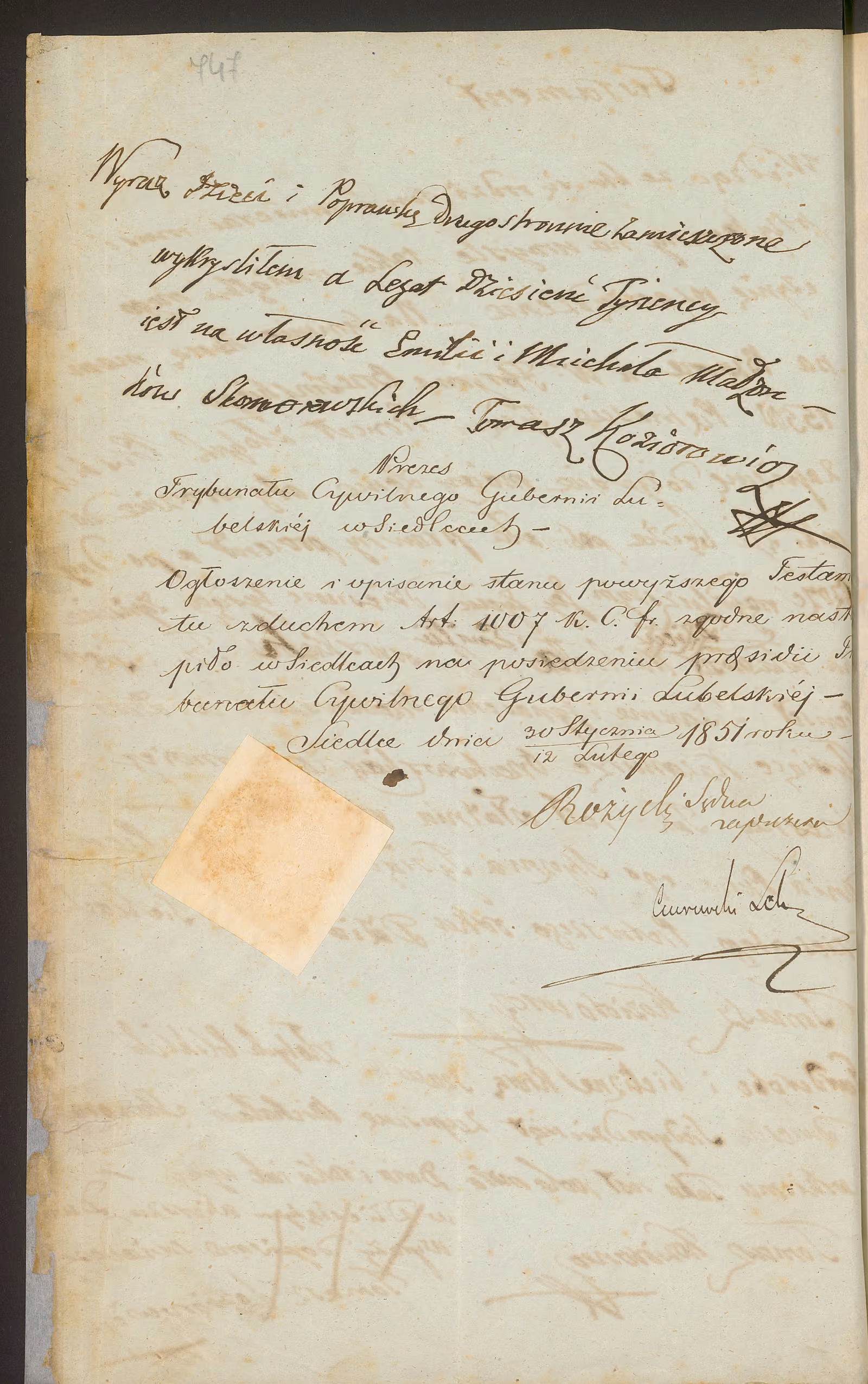 Trojanowski 174/1851, s. 9