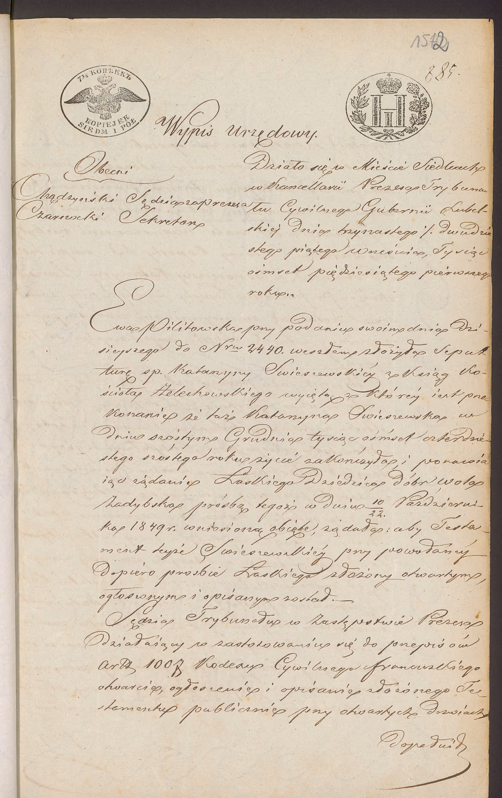 Trojanowski 346/1851, s. 3