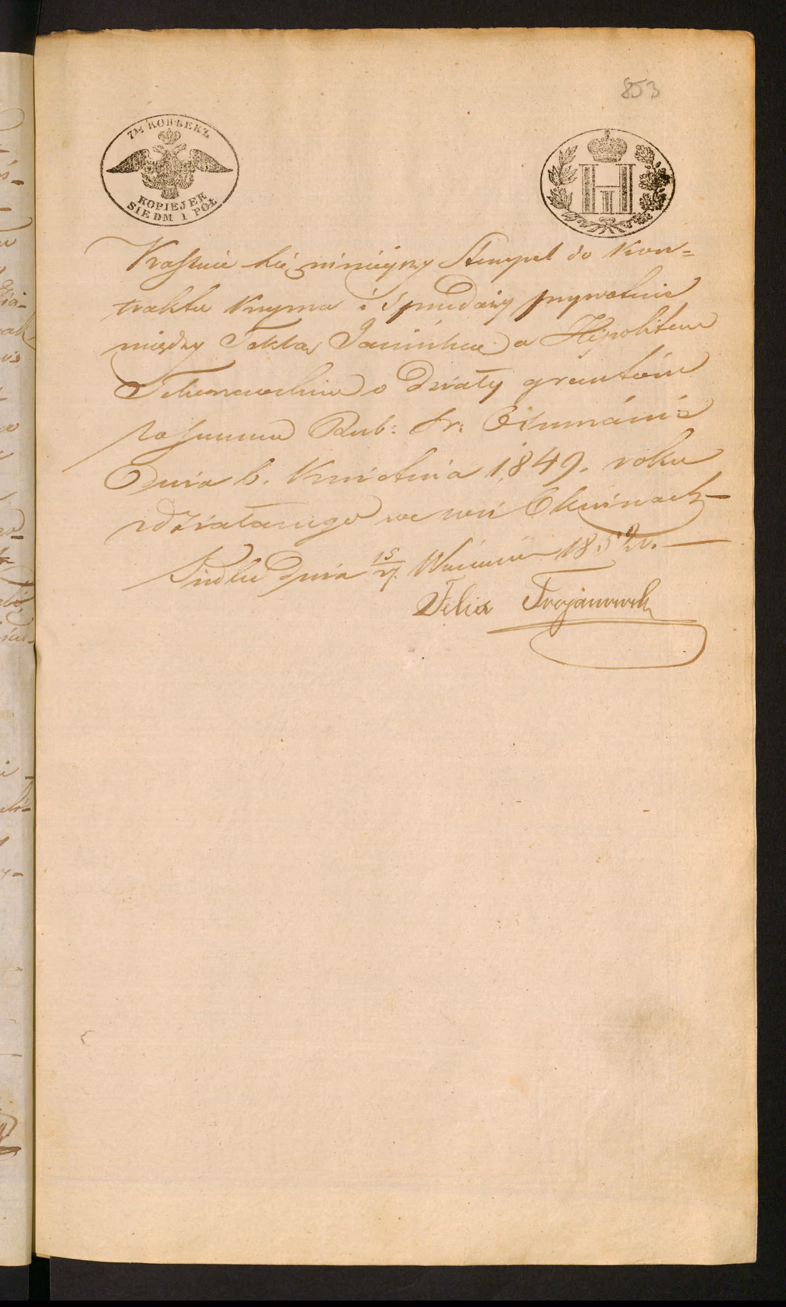 Trojanowski 432/1852, s. 5