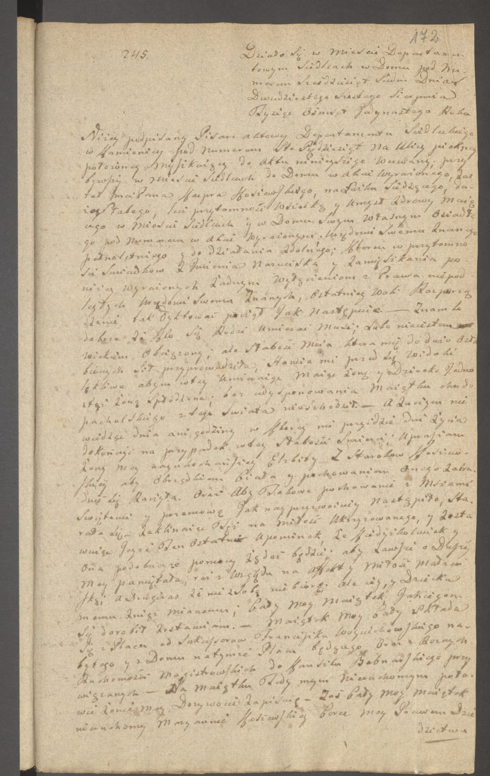 Witkowski 245/1811, s. 1
