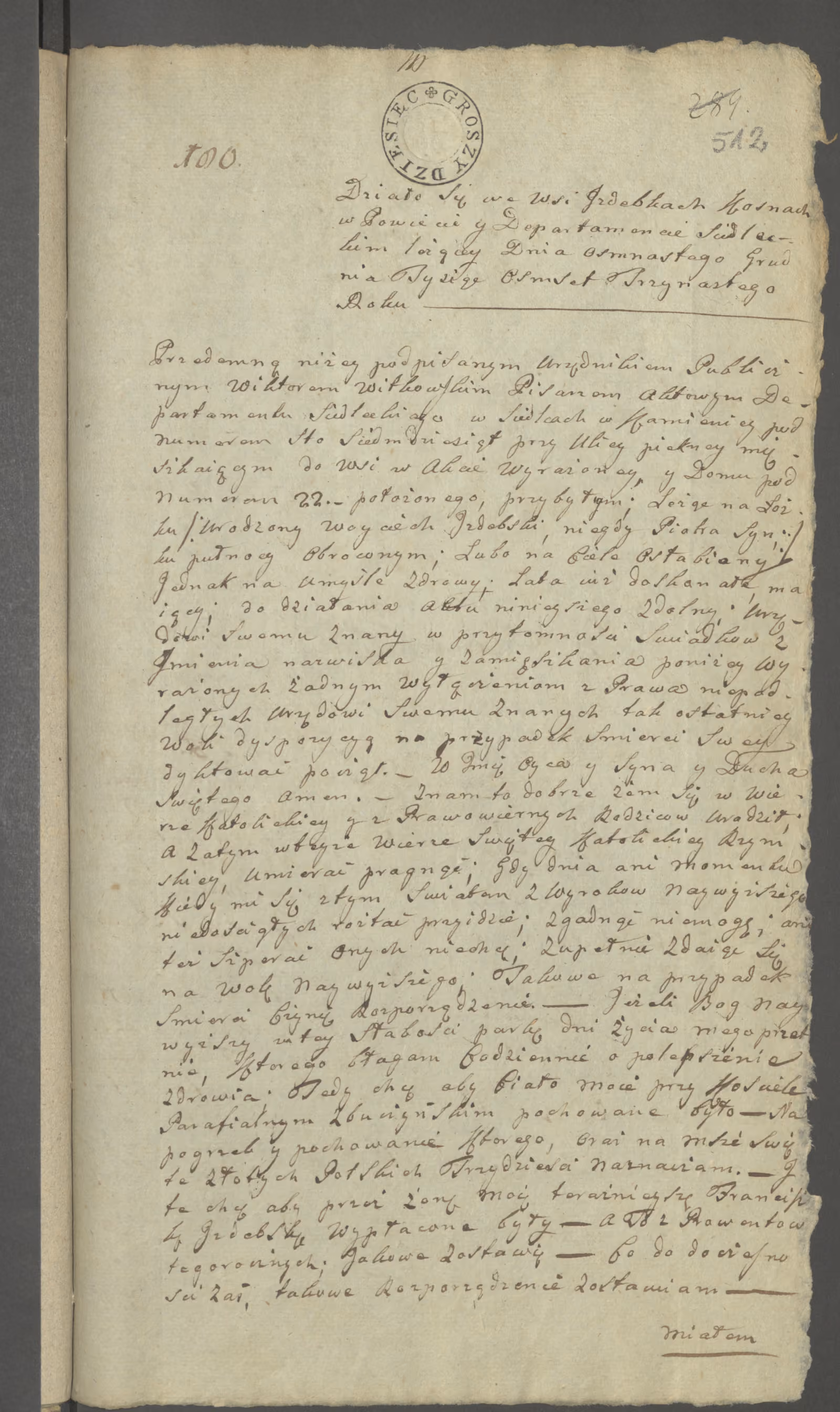 Witkowski 180/1813, s. 1