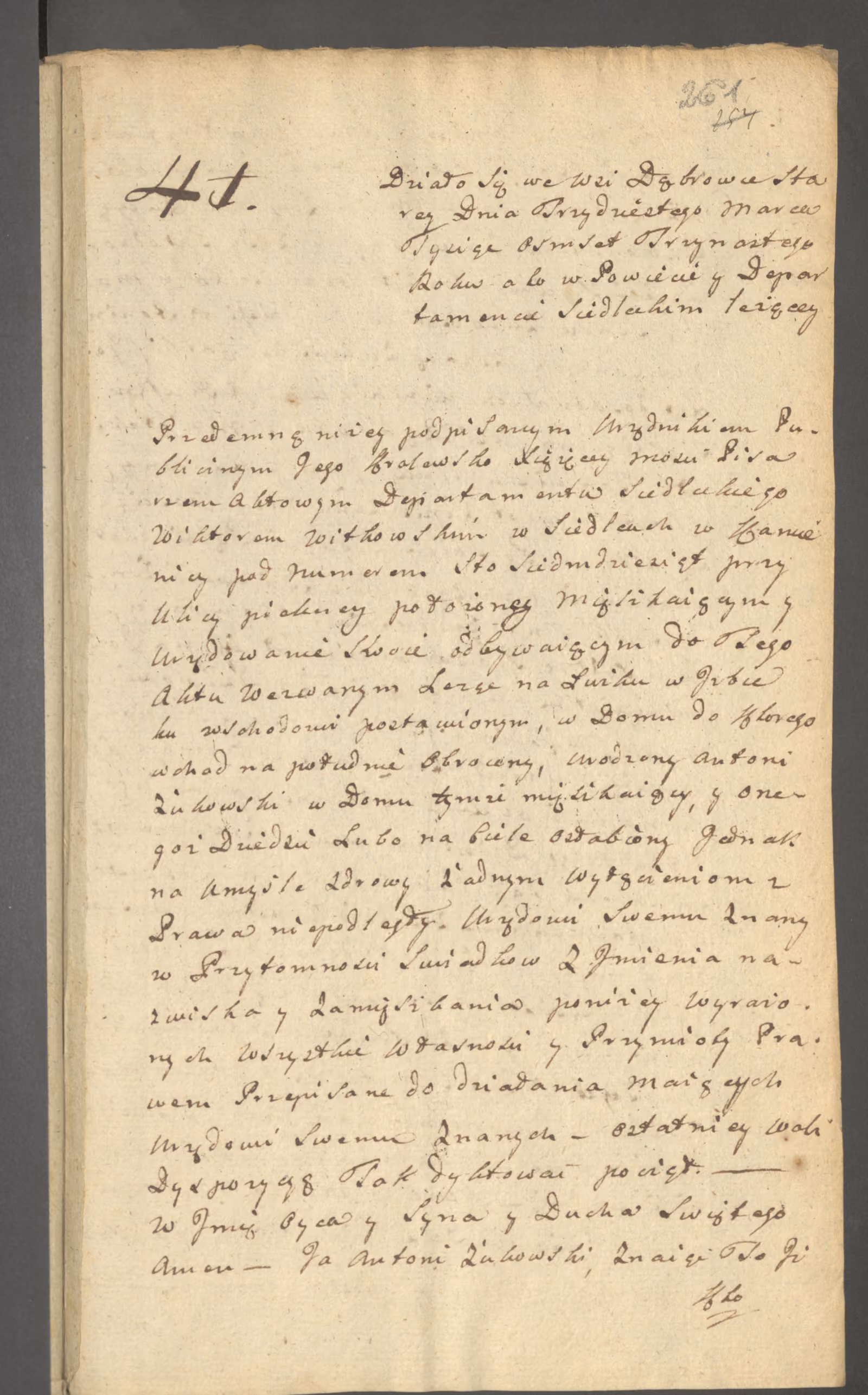 Witkowski 41/1813, s. 1