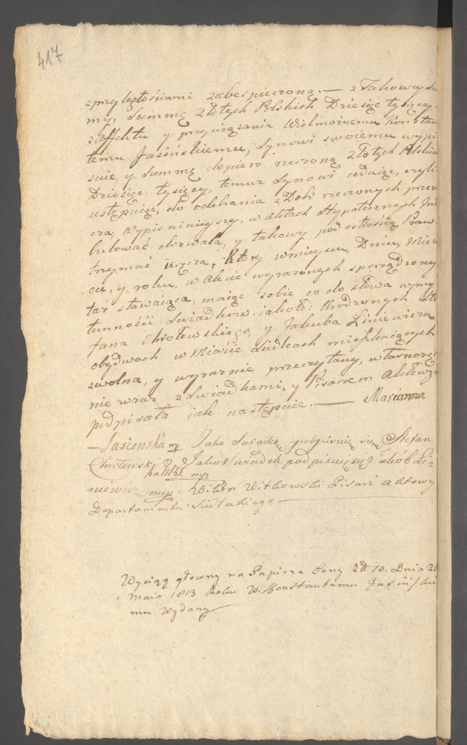 Witkowski 69/1813, s. 2