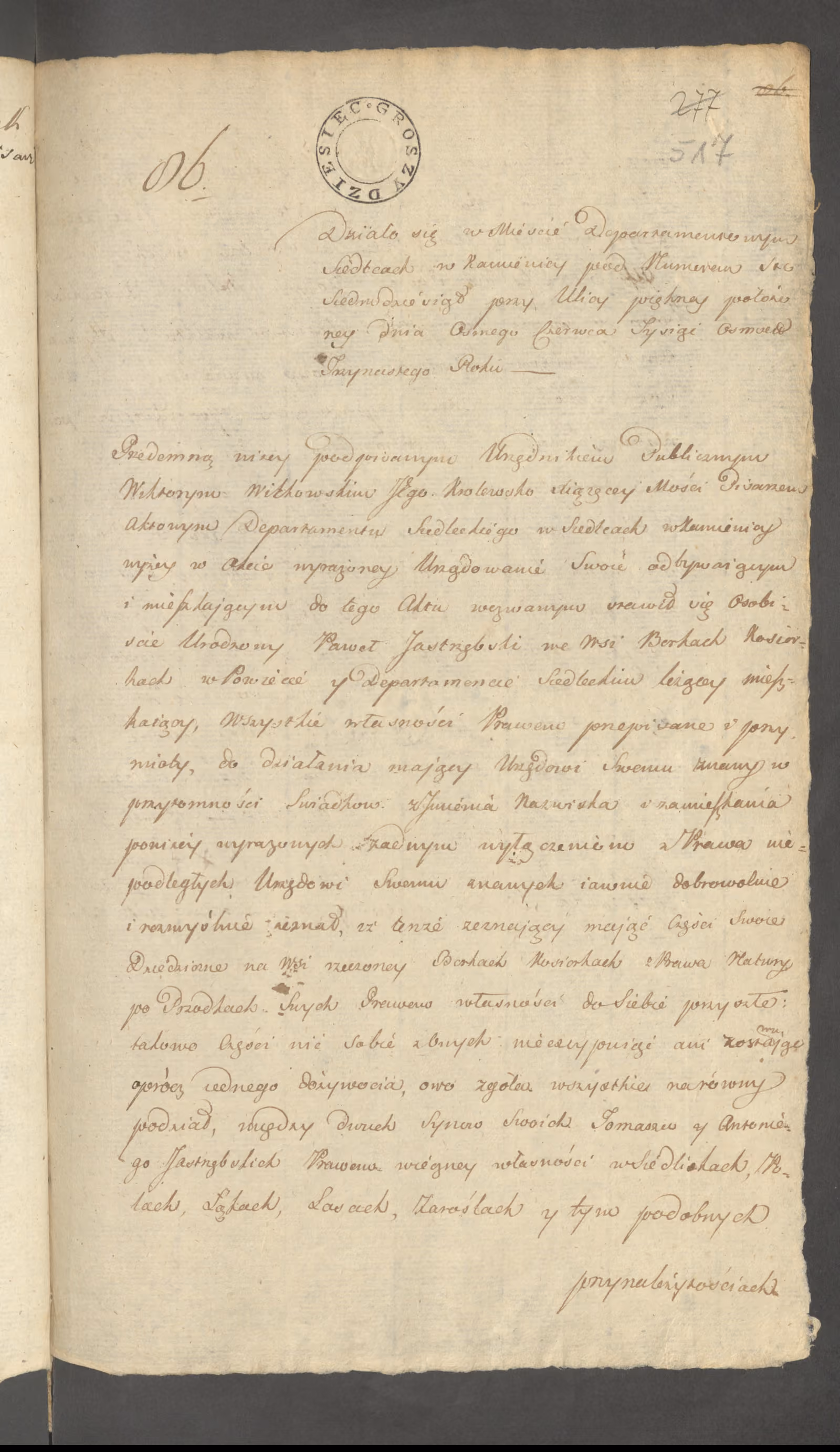 Witkowski 86/1813, s. 1
