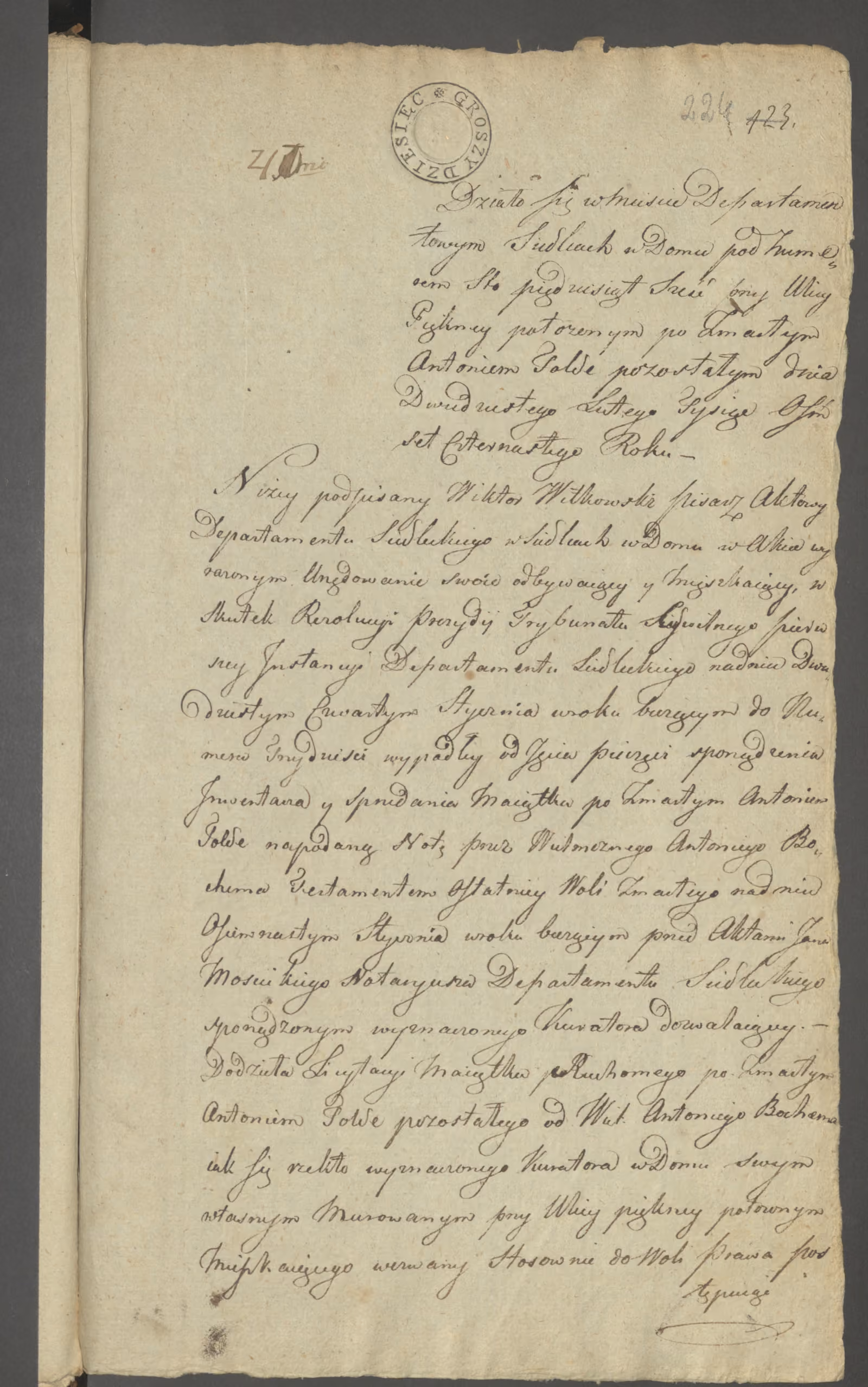 Witkowski 41/1814, s. 1