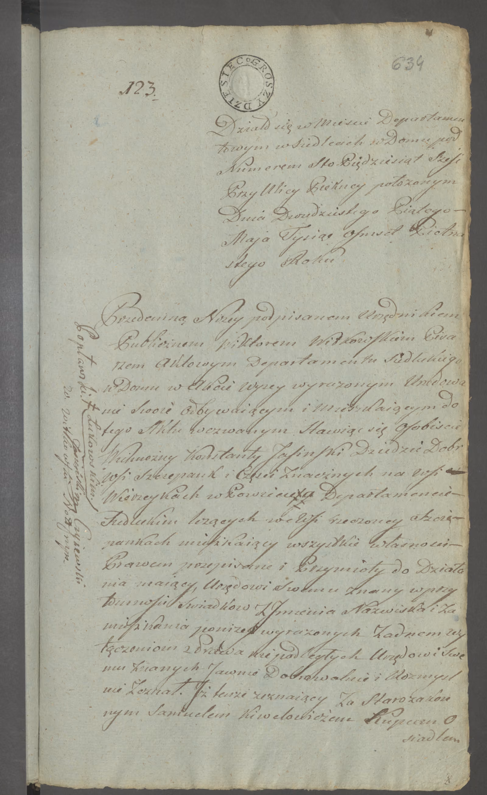 Witkowski 123/1815, s. 1
