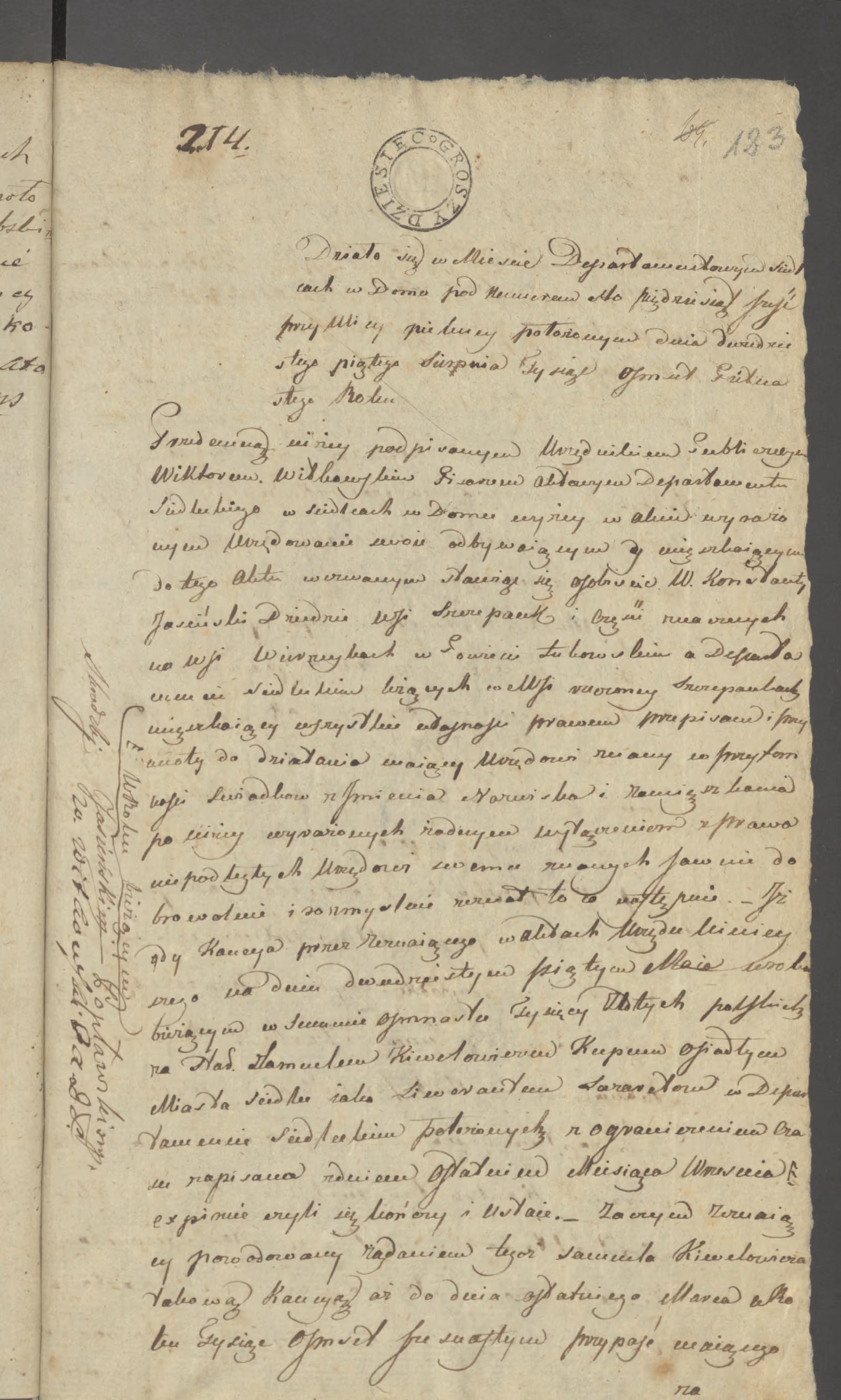 Witkowski 214/1815, s. 1
