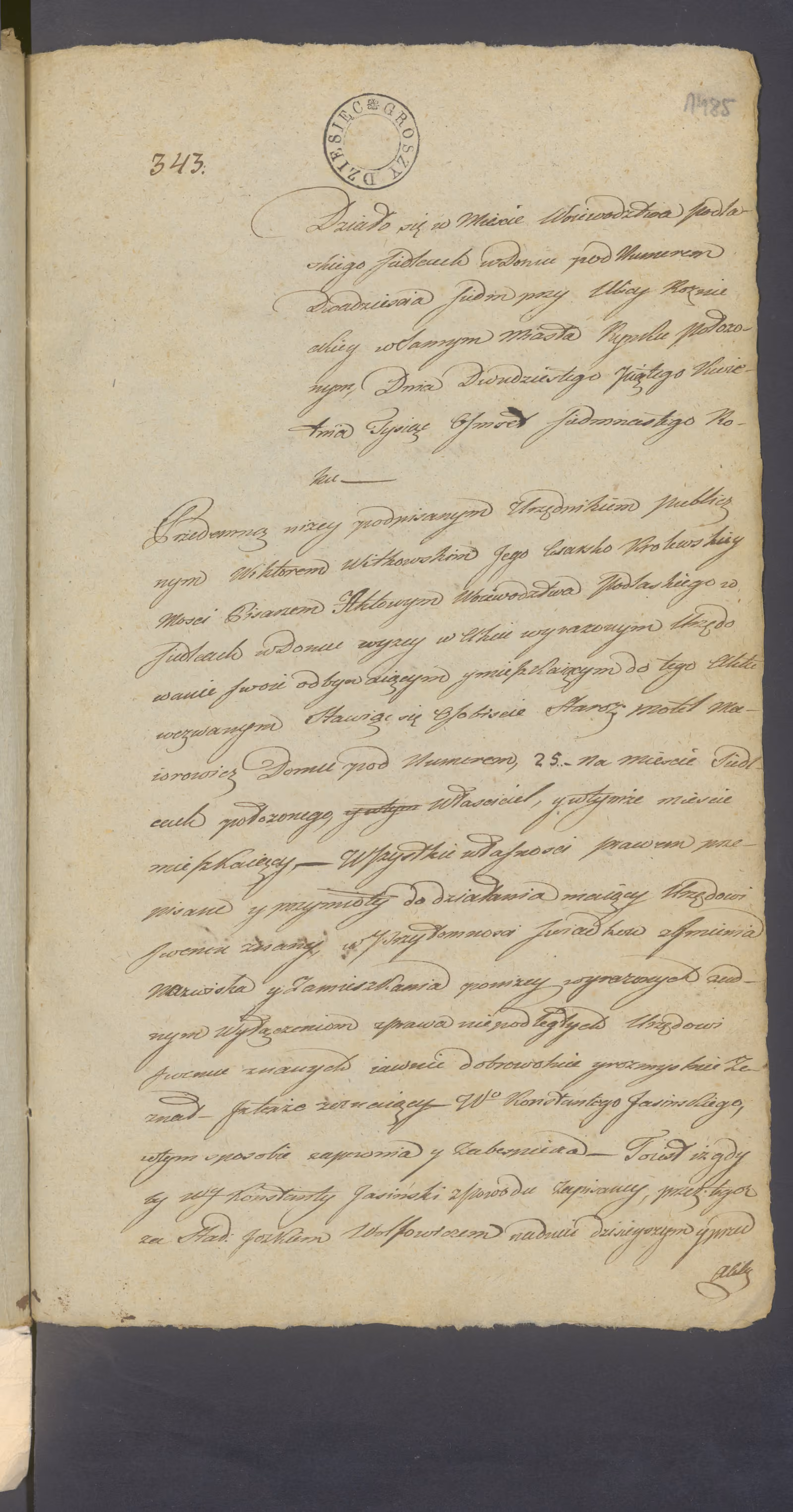 Witkowski 343/1817, s. 1