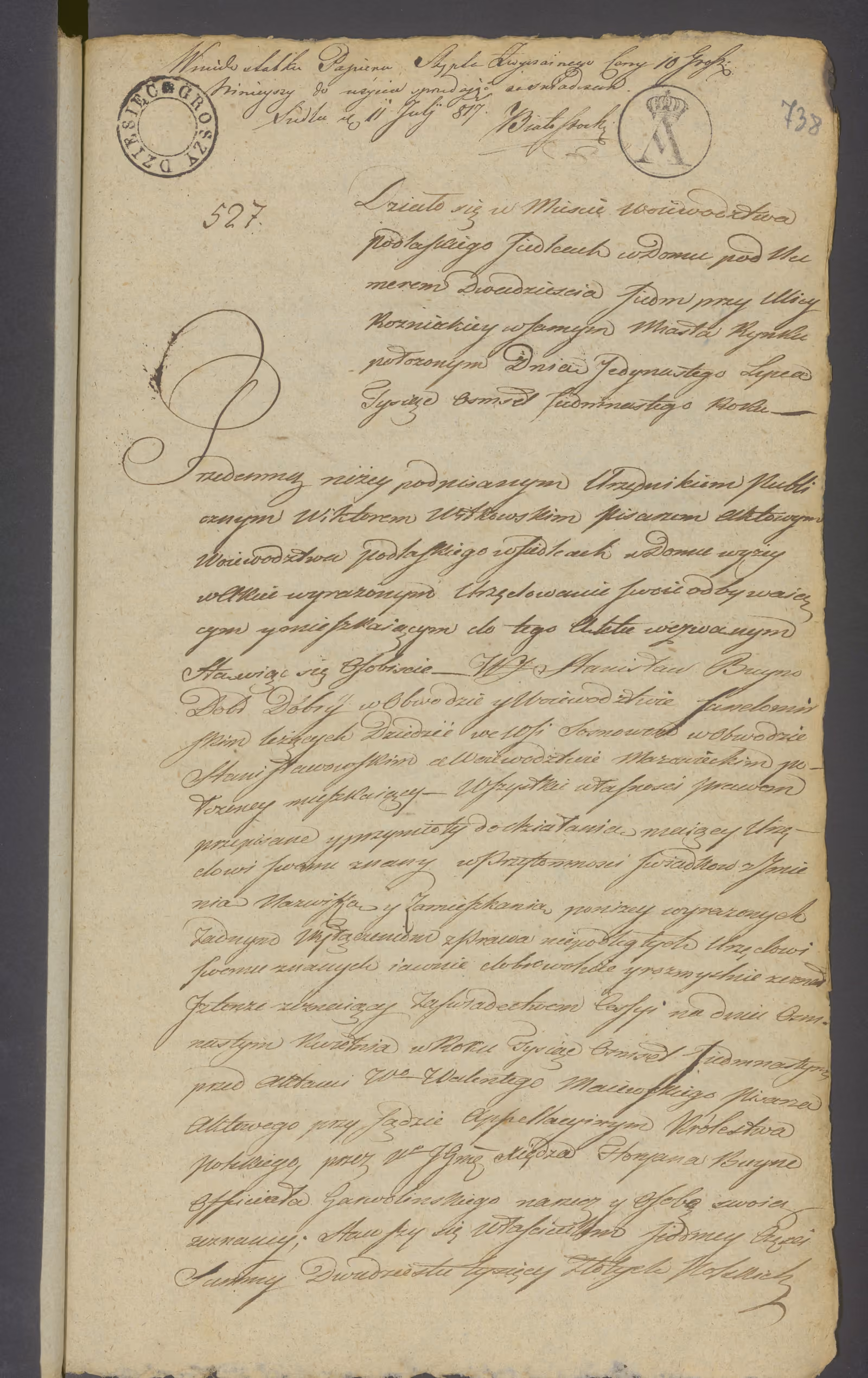 Witkowski 527/1817, s. 1