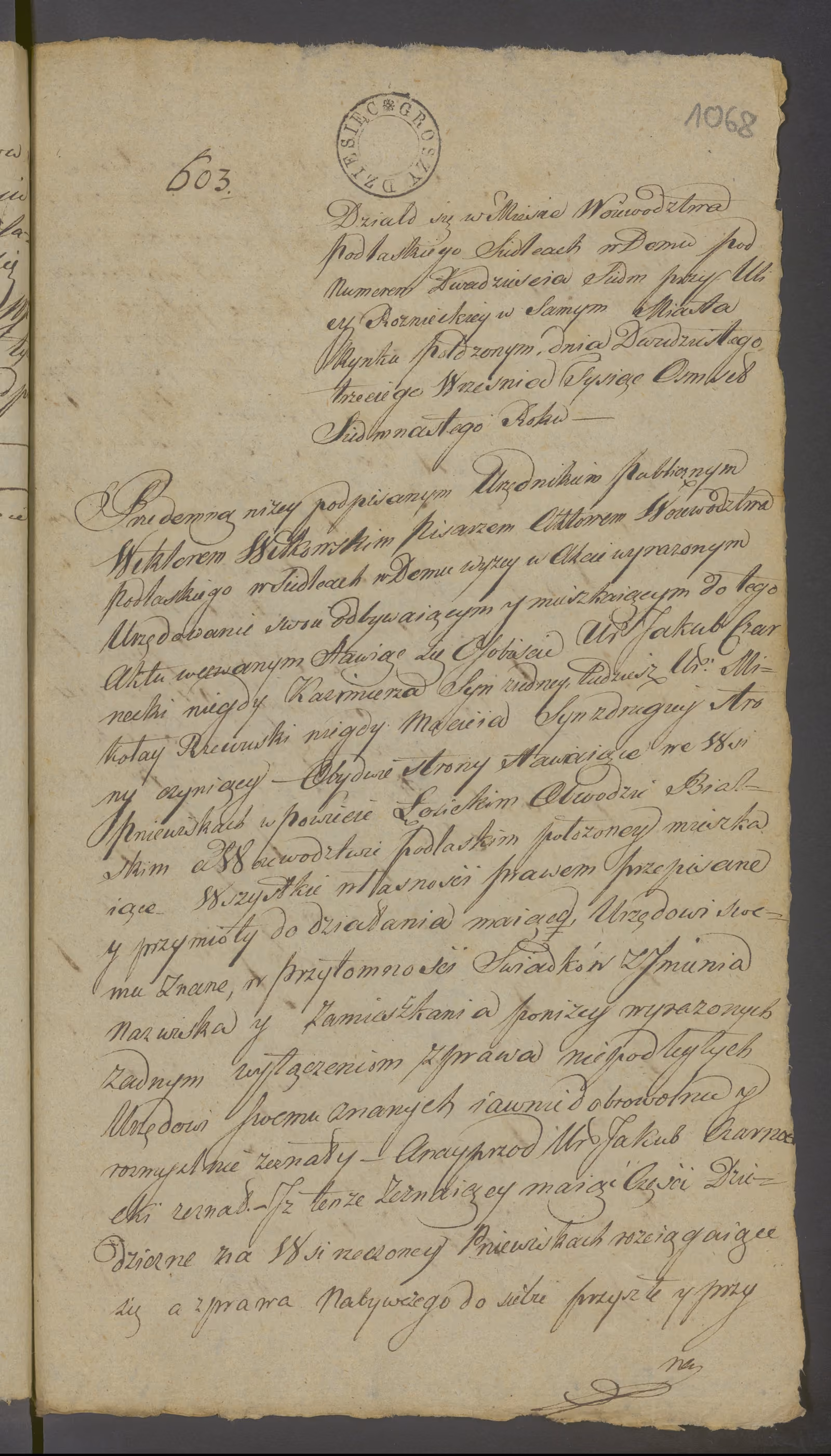 Witkowski 603/1817, s. 1