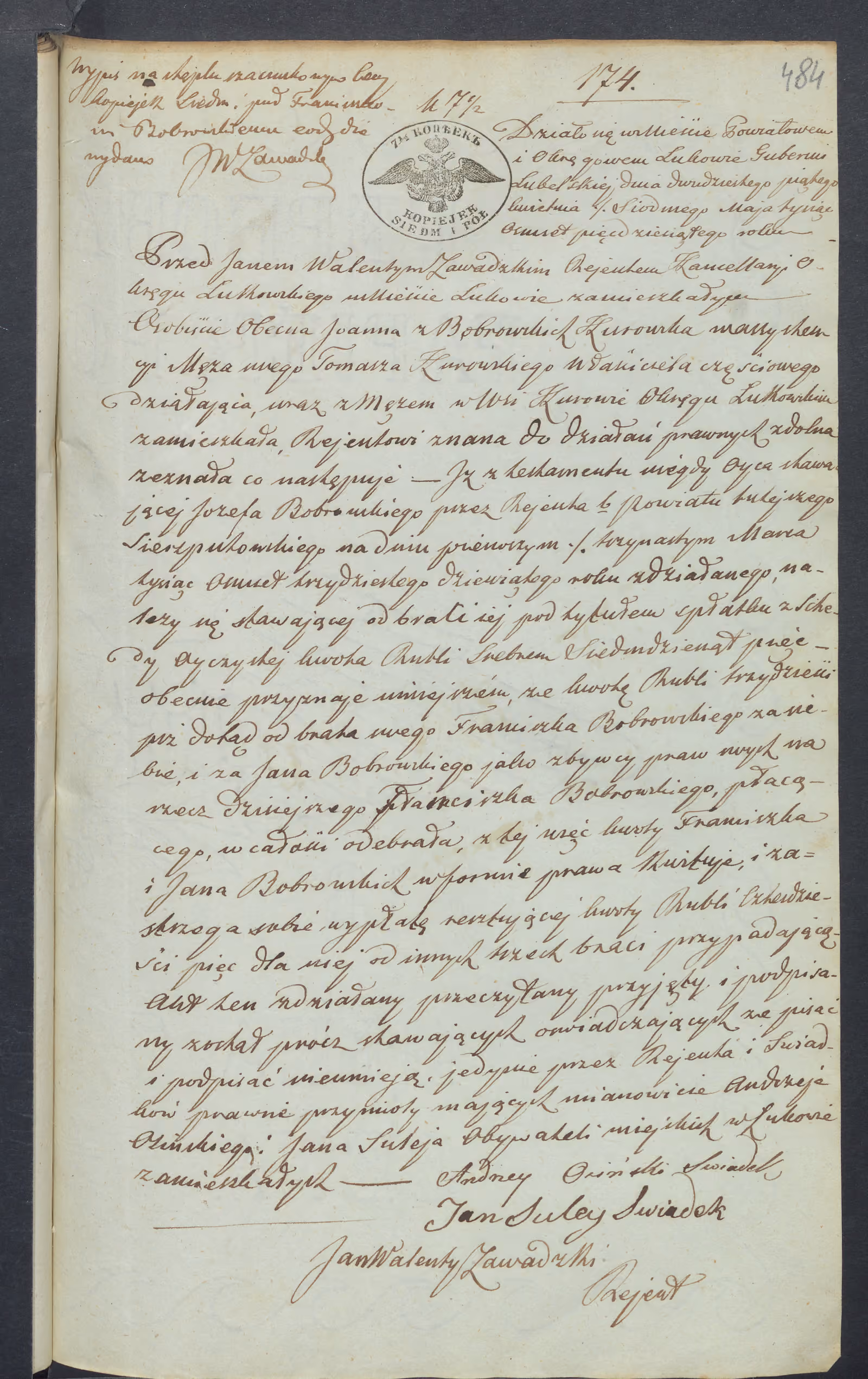 Zawadzki 174/1850, s. 1