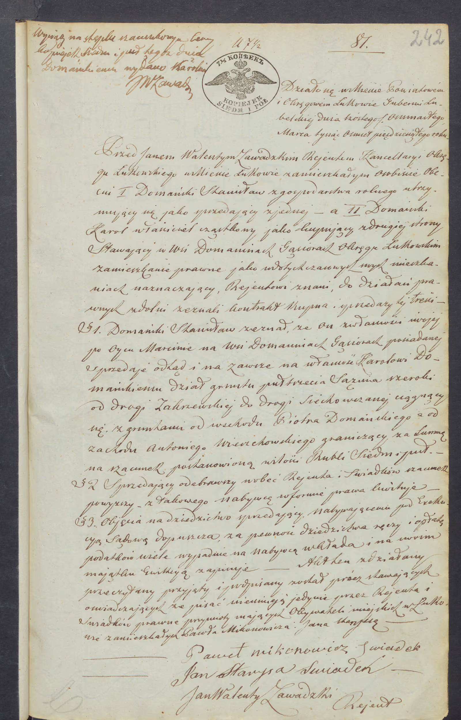 Zawadzki 81/1850, s. 1