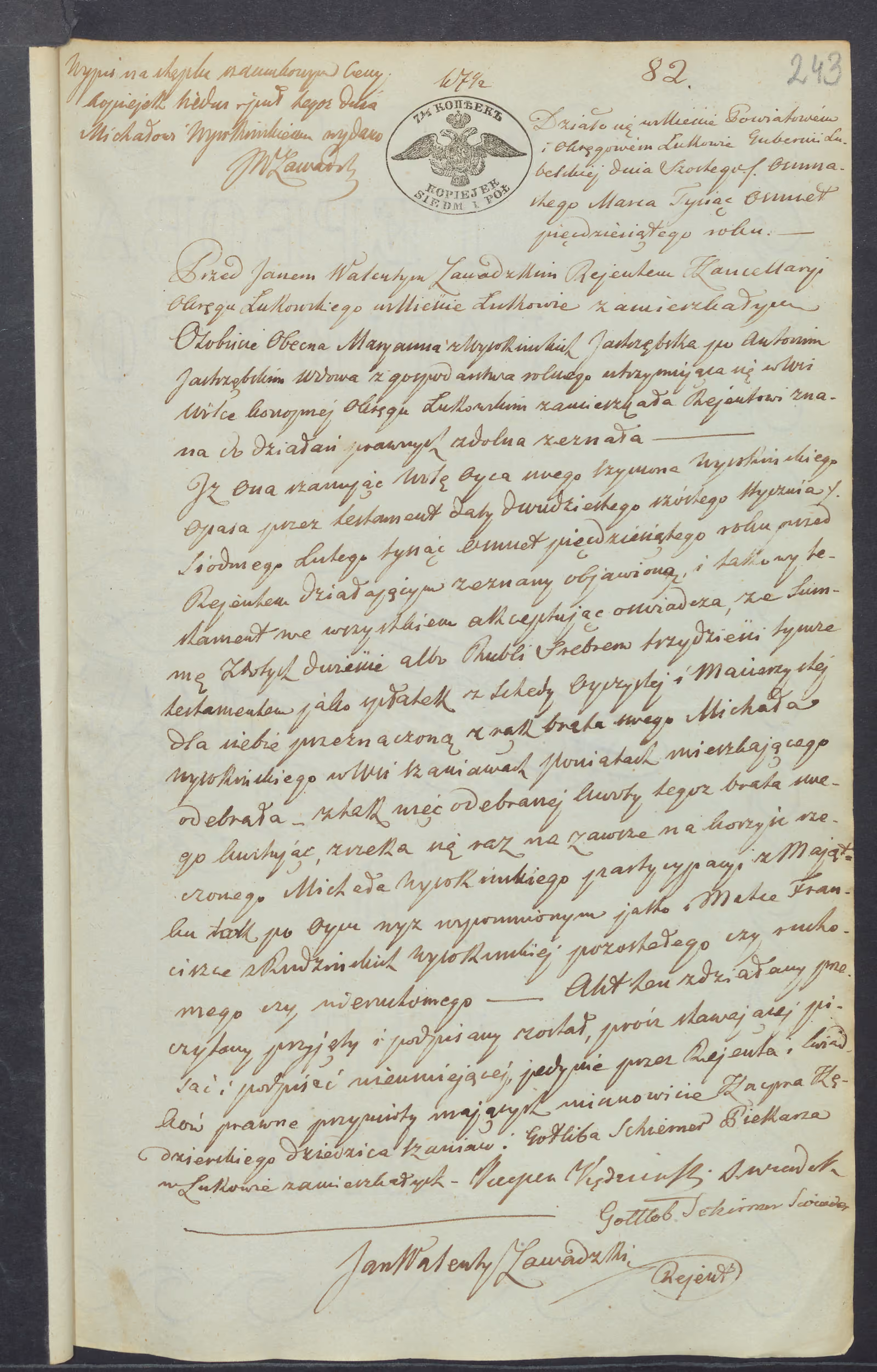 Zawadzki 82/1850, s. 1