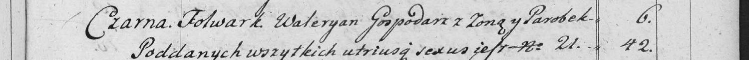 This passage in the manuscript: Czarna