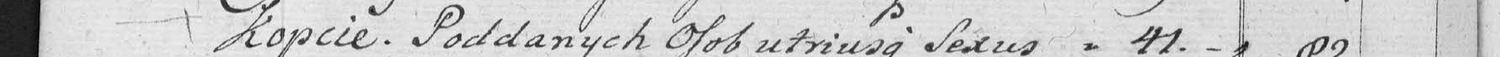 This passage in the manuscript: Kopcie