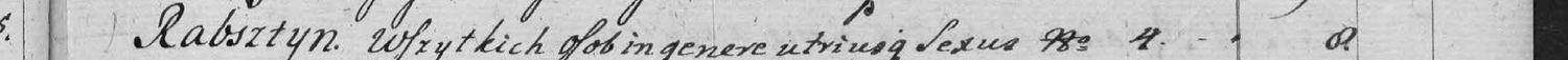 This passage in the manuscript: Rabsztyn
