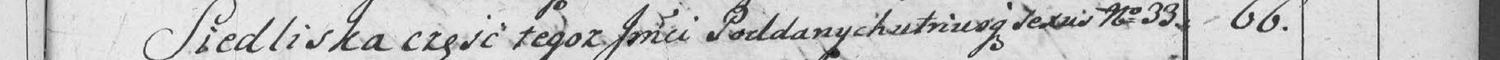 This passage in the manuscript: Siedliska