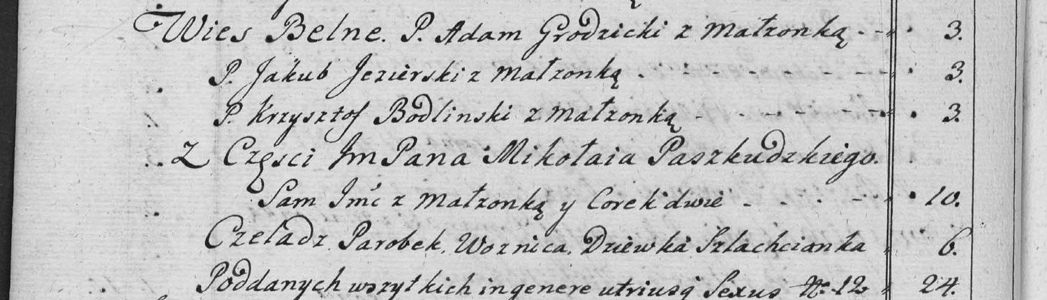 This passage in the manuscript: Wies Belne