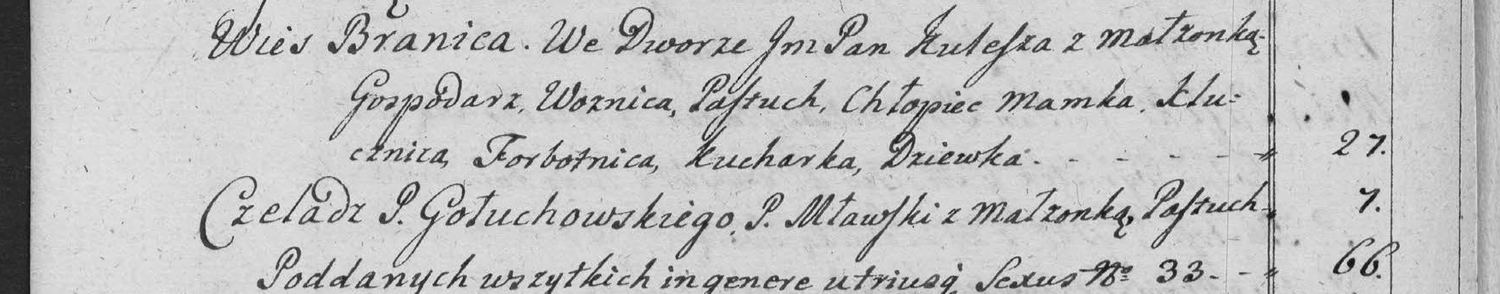 This passage in the manuscript: Wies Branica