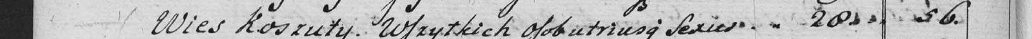 This passage in the manuscript: Wies Koszuty