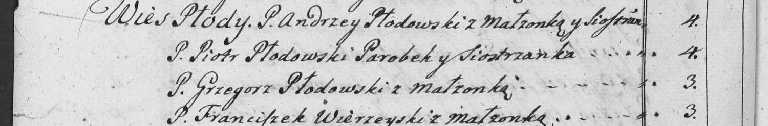 This passage in the manuscript: Wies Płody