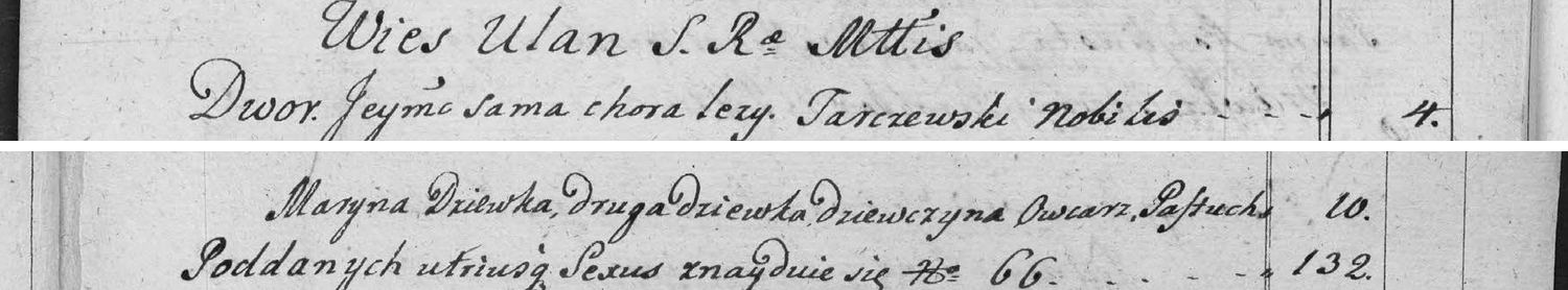 This passage in the manuscript: Wies Ulan