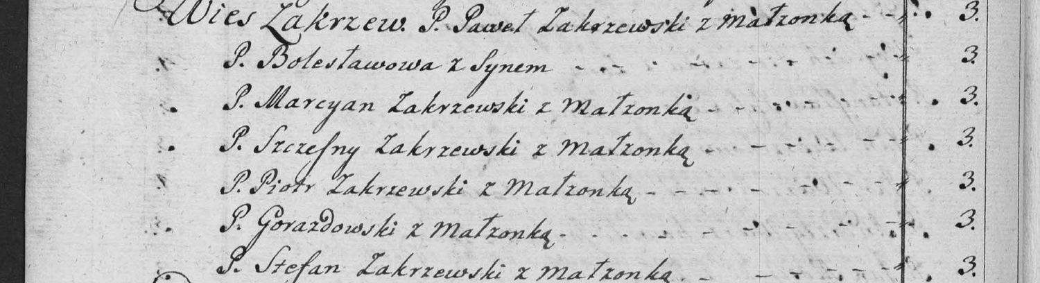 This passage in the manuscript: Wies Zakrzew